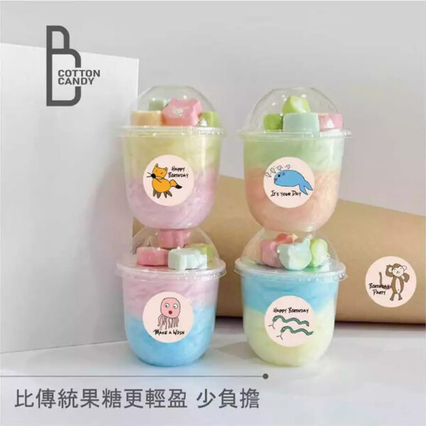 【BR棉花糖_經典樂趣繽紛款】 懷舊零食／生日快樂／生日分享／兒童節禮物／慶生派對／園遊會／Phoebe款